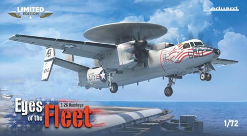 Eduard 1/72 Limited Edition Eyes of the Fleet E-2C Hawkeye Plastic Model Kit EDU2153 (Airplane)