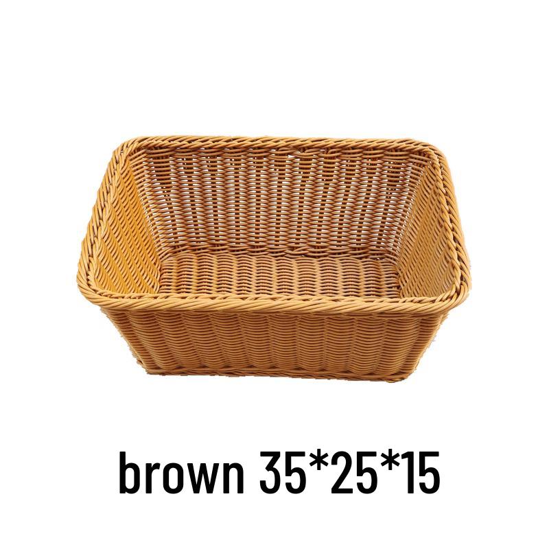 

Handwoven Rattan Storage Fruit Basket