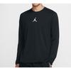 Jordan 25 Alpha Dri-Fit Print Rücken Langarm T-Shirt Herren Tops Schwarz 926437-010