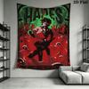 Game Characters of Hades Wall Hanging Printed Fabric Blanket Decorative Tapestries for Bedroom Living Room Home Decor