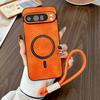 Wrist Strap Leather Magnetic Phone Case for Google Pixel 10 9 7 8 Pro XL 10A 9A 8A   Shockproof Protector Cover
