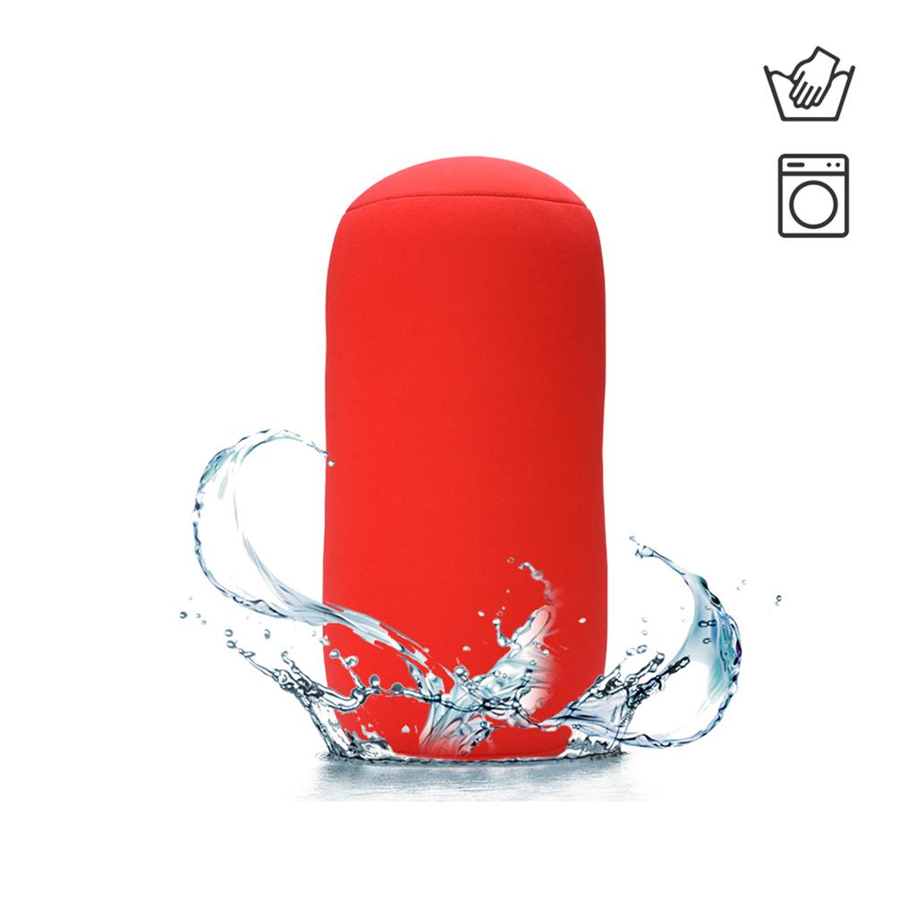 Micro Mini Microbead Back Cushion Roll Throw Pillow Travel Home Sleep Neck Support Comfortable