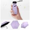 Mini Travel Umbrella: Ultra-Portable (5-Folds), Fits In Pocket (Sun & Rain)