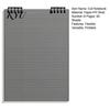 Student Study Supplies Top Bound Spiral Notebook, Premium Anti-bleed Paper Diary Book, White Notepad Portable A5 for Office School And Planning