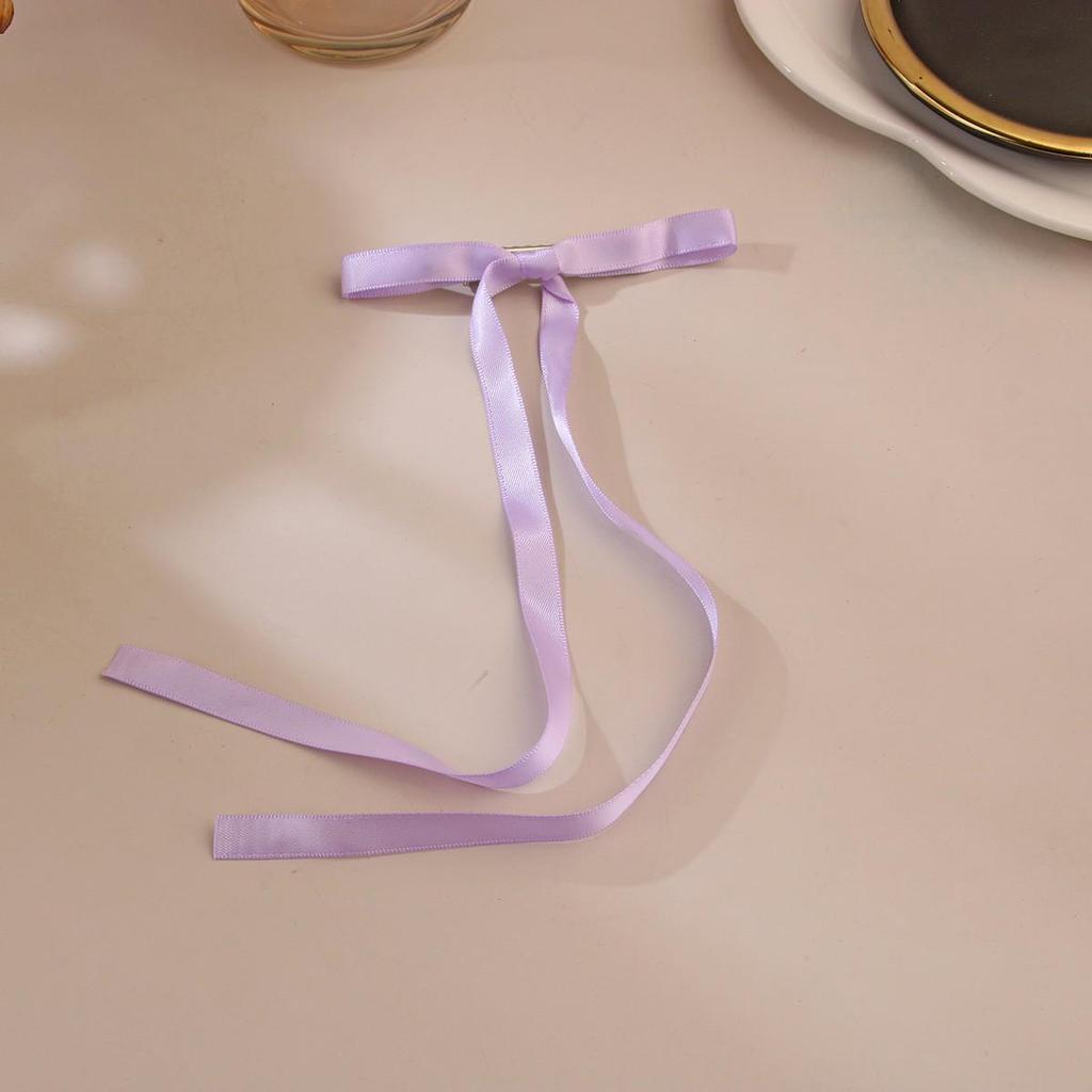 Ballet Style Ribbon Bow Duckbill Clip - Sweet 4cm Hair Accessories