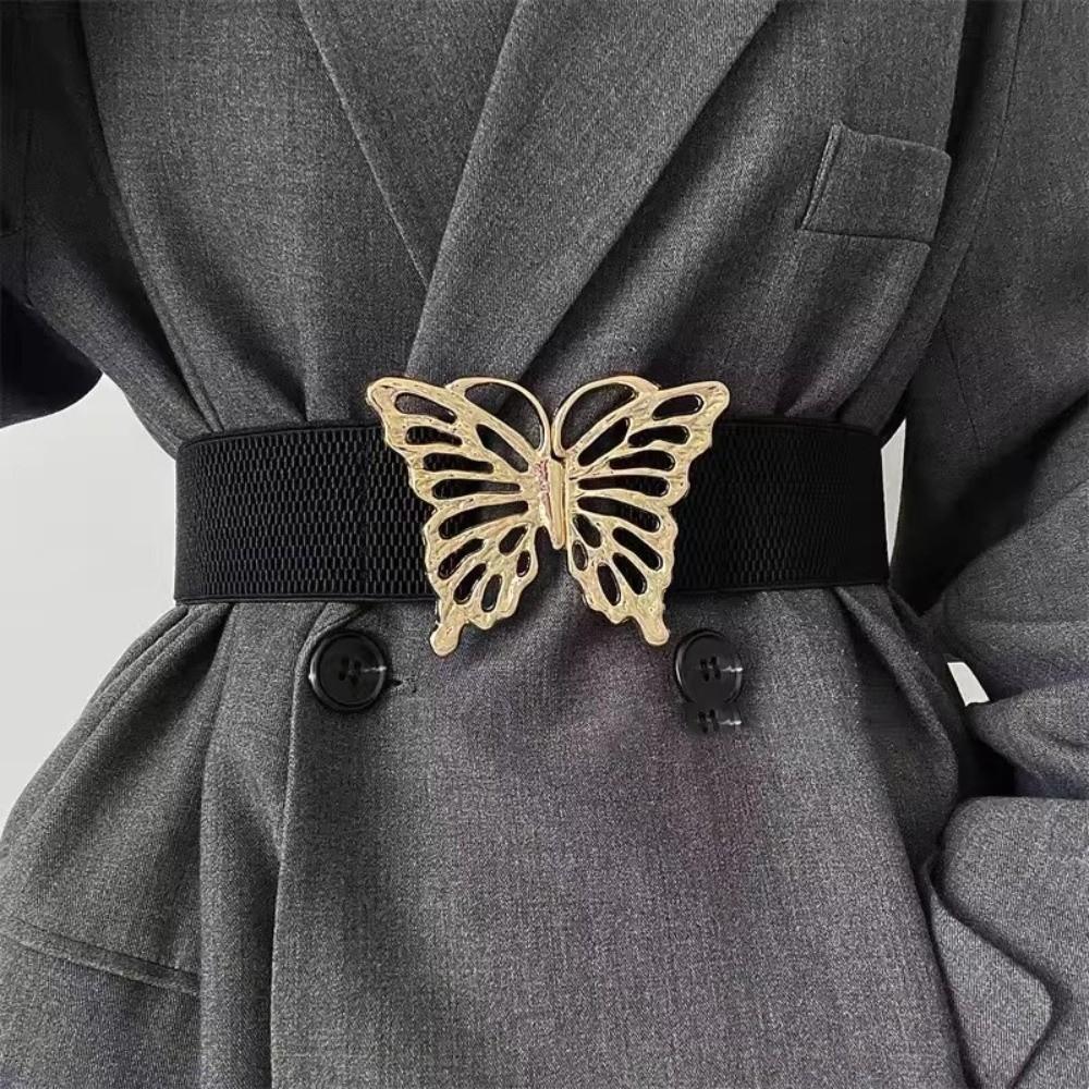 High-quality Women's Belt Hollow Butterfly Decorative Belt Trendy Waist Belt