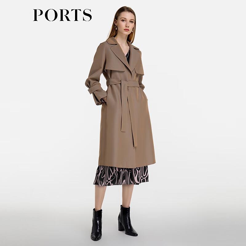 PORTS Women's Belted Wool Blend Coat