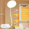 3600mAh Tischlampe, wiederaufladbare USB-Schreibtischlampe mit Clip, Bett-Lesebuch, Nachtlicht, LED-Touch, 3 Modi, Dimmen, Augenschutzlicht
