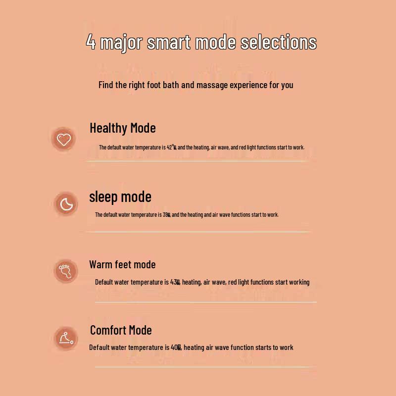 Taichang Electric Foot Spa Massager with Heat & Steam