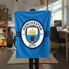 Manchester City Football Club3 Flannel Blanket, High quality Comfortable for All Seasons, Home Decor, Warmth and Comfort