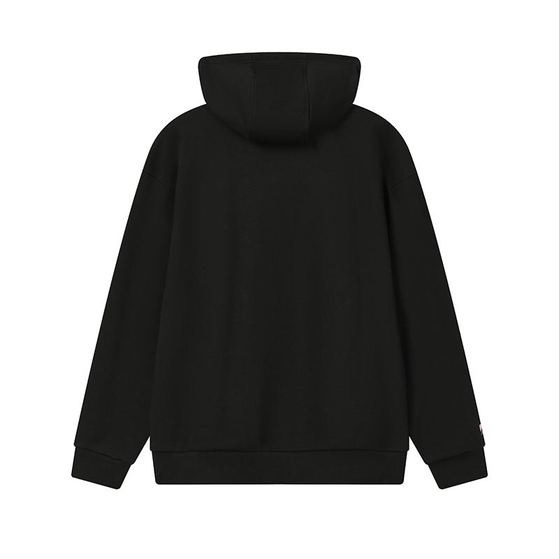 Fila Original Fashion Simple Classic Retro Sports Casual Versatile Comfortable Soft Pullover Hoodie Men Hoodies Dark-Flow-Black F11M619208FBK