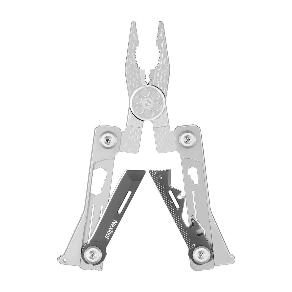 NexTool Folding Multi Credit Card Multi Bottle Hex EDC Tools Men Gifts 20 In 1 Stainless Steel Wallet Multi Tool Tool, Tool, Pliers, Knife, Opener,