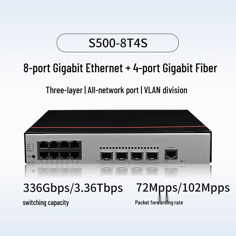 

Huawei Easy Cloud S500-8T4S Managed Switch