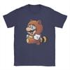 Tanooki Marios T Shirts Mens  Cotton Funny TShirts Round Neck  Tee Shirt Short Sleeve Tops Adult
