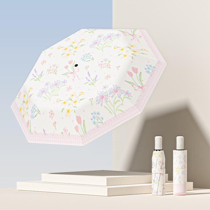 Umberley Healing Umbrella Spring Garden Sunshine and Rain Sun Umbrella Sunscreen UV Protection Parasol Wholesale