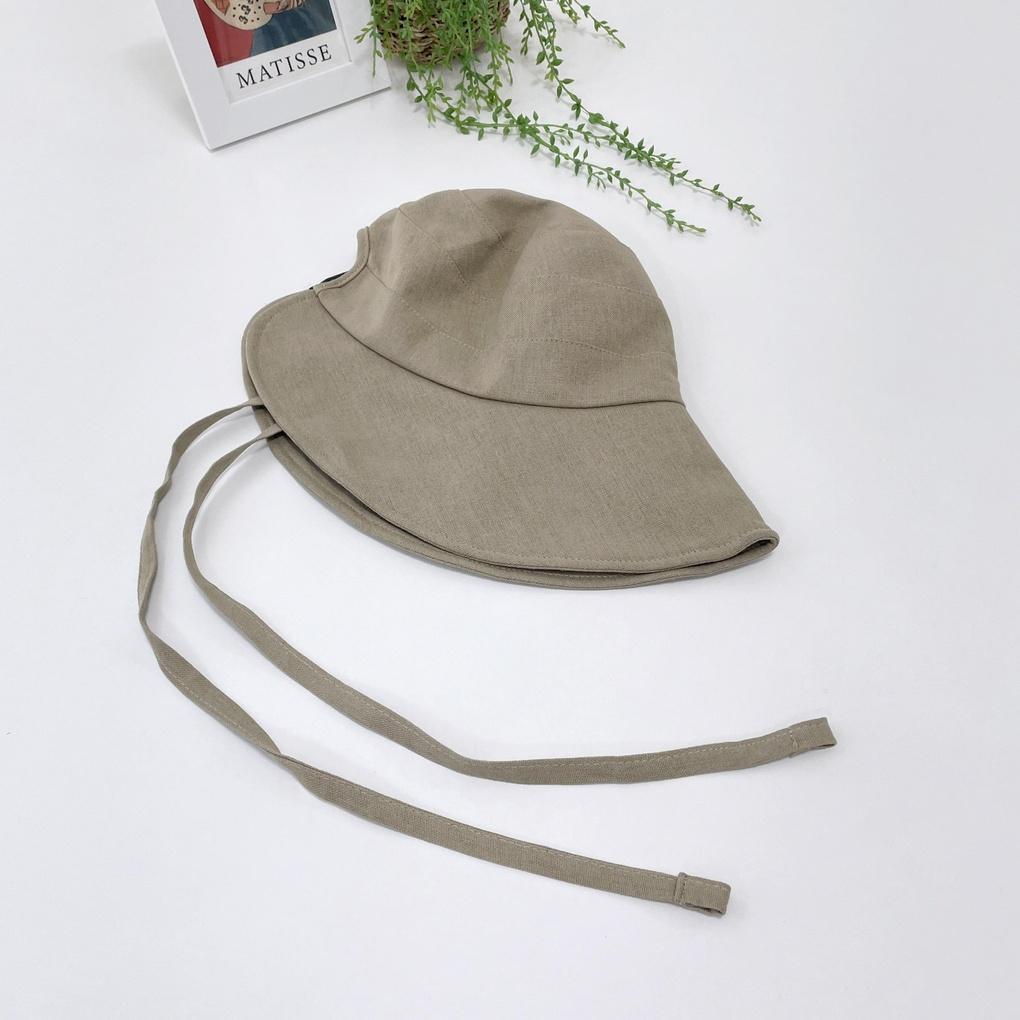 Women's and Men's Daily Wide Linen Bonnet Hat