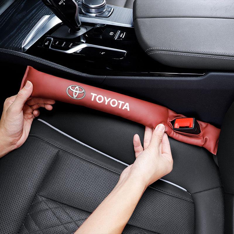 BBcv3 Car Seat Gap Strip Belongings Leakproof Plug For Toyota TRD Gazoo Racing Prius Prado Avensis Verso Sienna Avalon Camry Fortuner