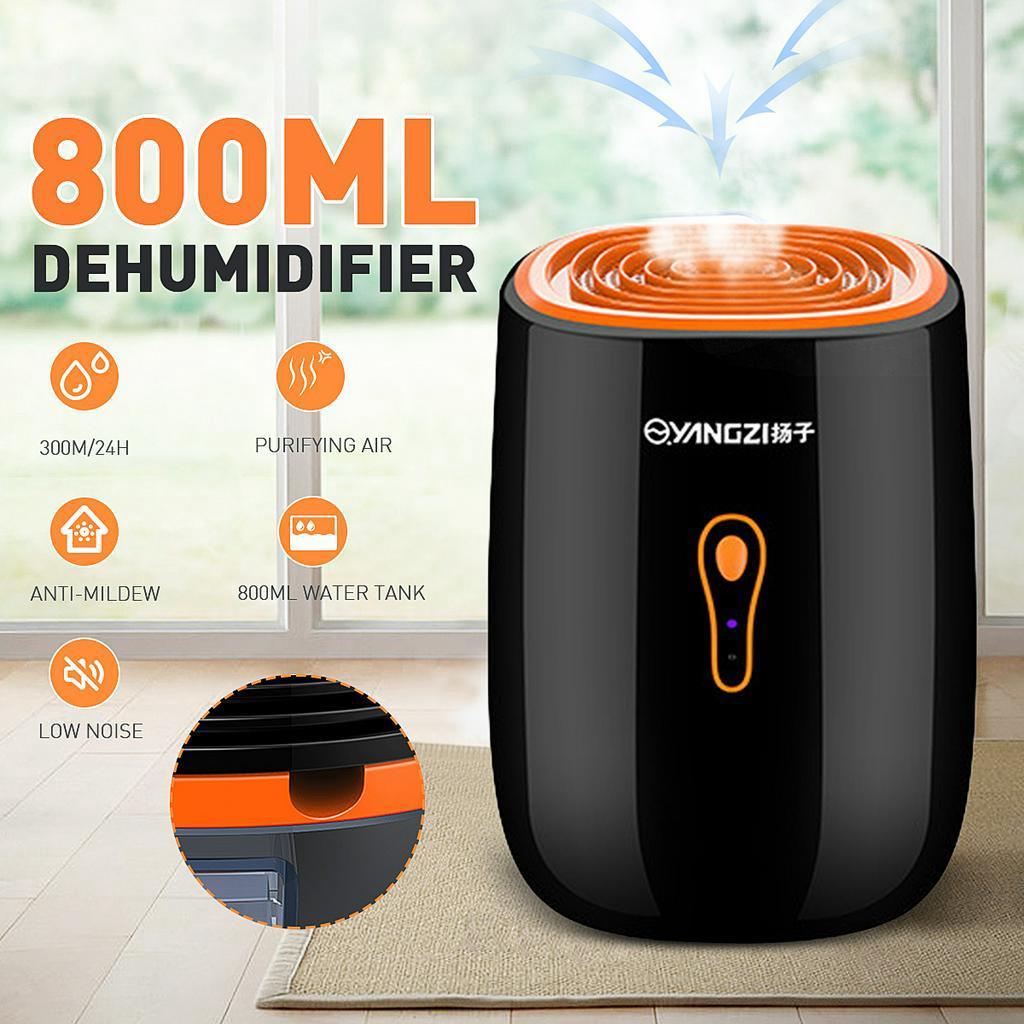 800ML Low Noise Dehumidifier Mini Portable Dryer Anti-Mildew Purification 25W Portable Cleaning Device Air Dryer Moisture