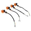 4x Evrensel Motosiklet Dönüş Sinyali Göstergeleri Flaşör Amber Ampul 12V
