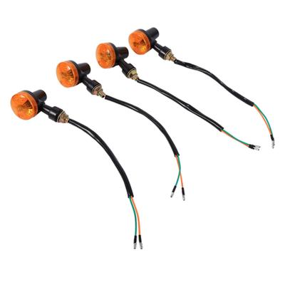 4x Universal Motorrad Blinker Blinker Amber Glühbirne 12V