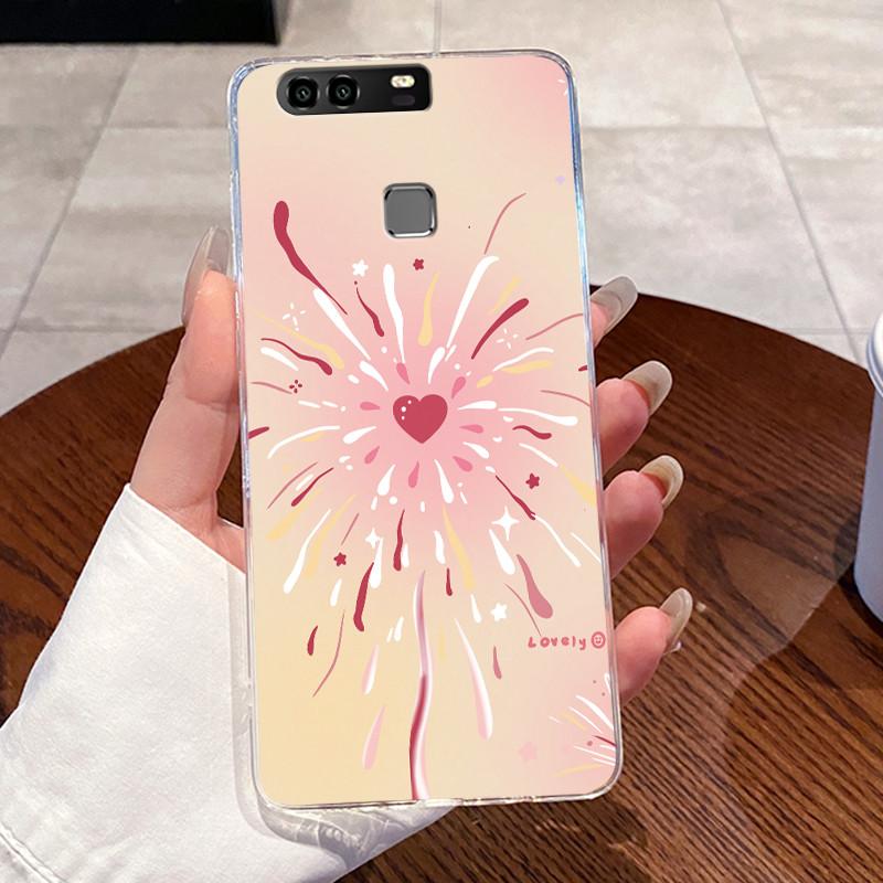 Jelly Casing For Huawei P9 / P9 Plus / P10 / P10 PLUS Funda Clear Silicone Soft TPU Back Cover Cute Cat Rabbit Protective Case