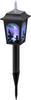 Takasho Solar Light Outdoor Alice Silhouette Light Black Garden Light Outdoor Indirect Lighting Waterproof Alice In Wonderland Resin/Glass TA-L02