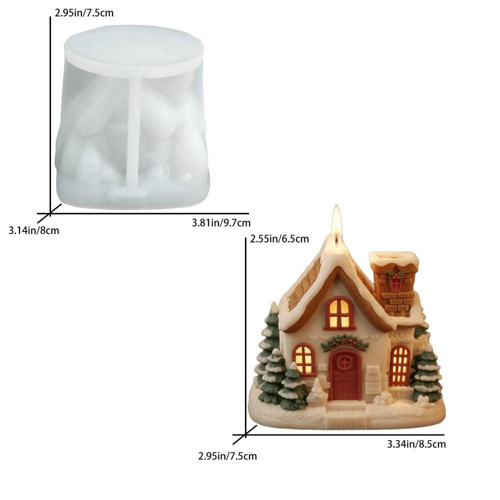 Silicone Christmas Ornament Mold Multi-purpose Epoxy Resin Plaster Mold  Gift Making