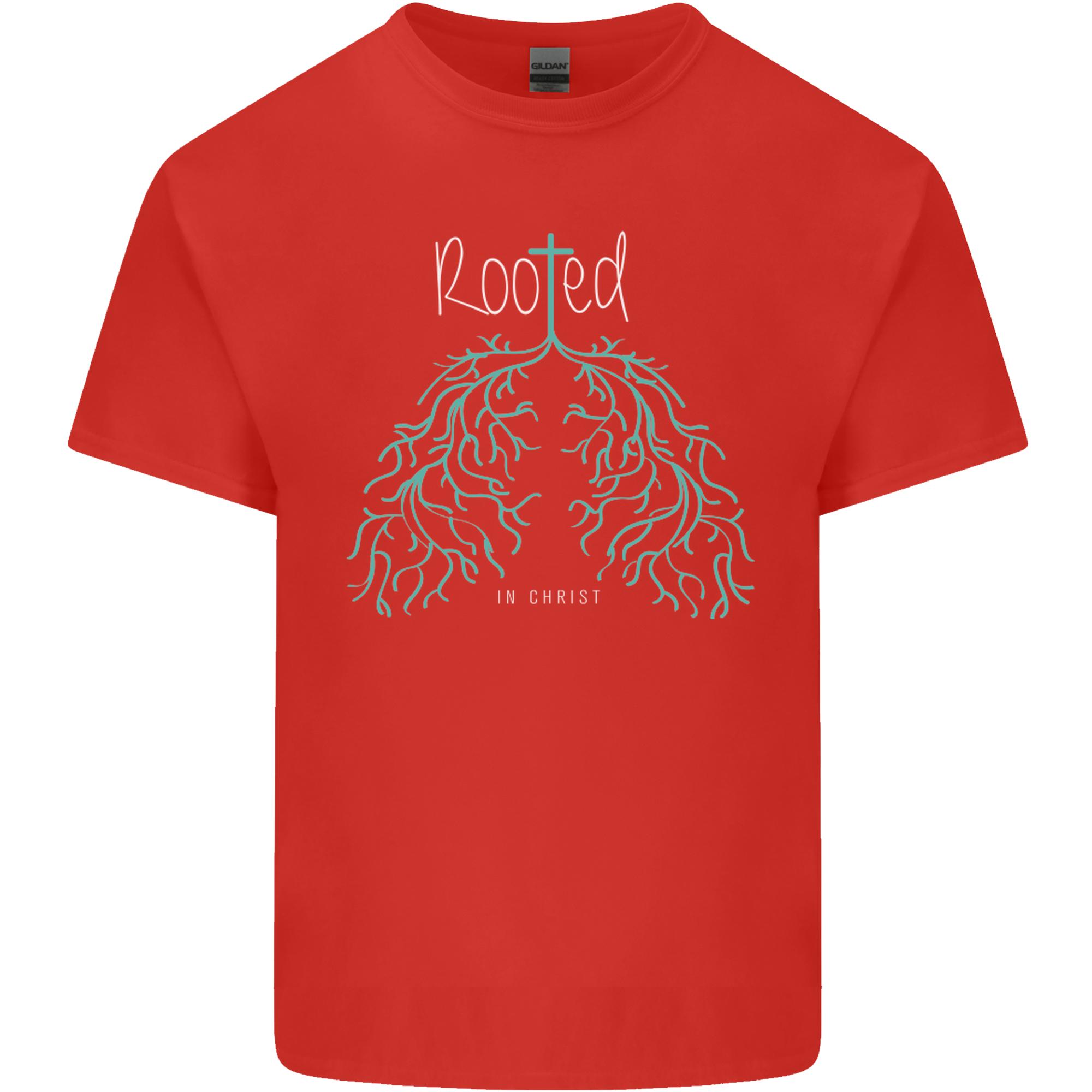 Rooted Christ Christian Catholic Religion Unisexs Light Cotton TShirt S