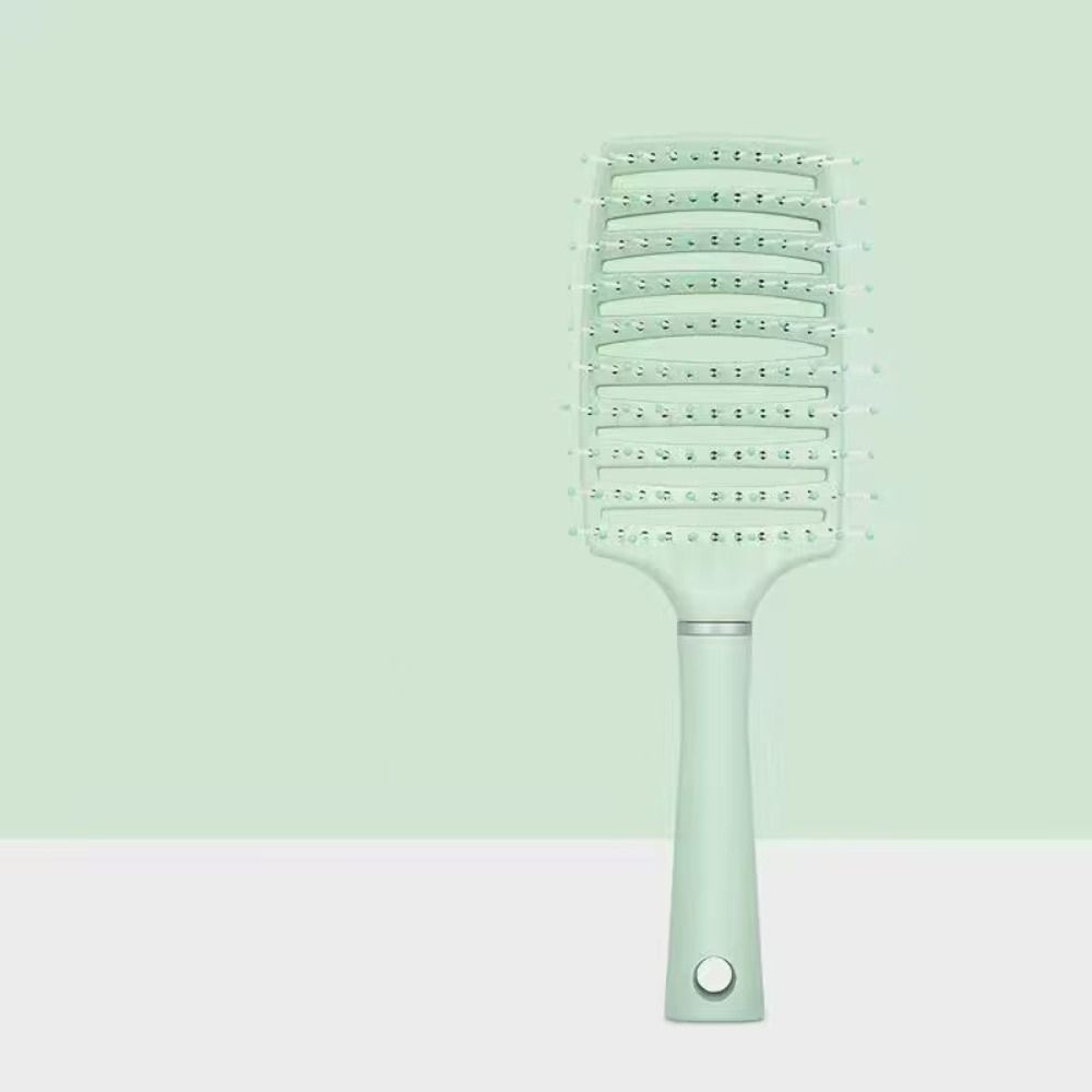 

Hair Styling Arc Structure For Curly Hair Long Hair Hollow Comb Air Cushion Comb Scalp Massage Comb зелёный