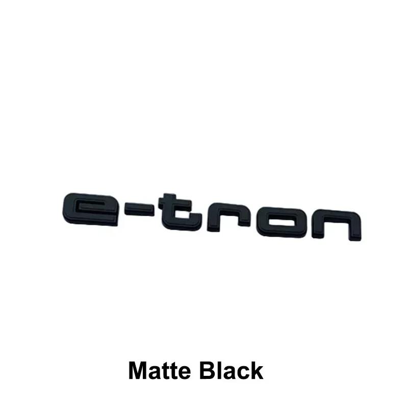 Q5 E-tron ABS Emblem Car Stickers for GT S Logo Q4 Q7 A3 A5 Q5 Q6 A6 A7 S5 A8 Q1 Q2 Q3 S3 S7 A4L A6L Rear Trunk Badge Decals