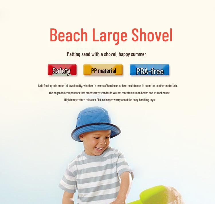 Large Children's Sand Play Shovel Set - Digging and Water Toys for Beach Fun