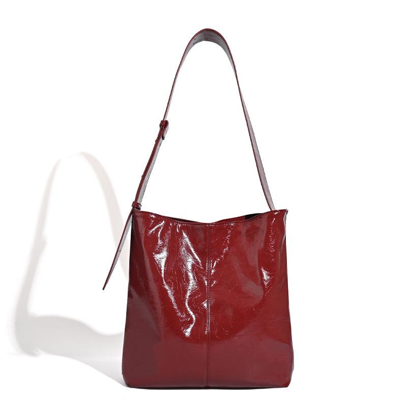 Niche Design Premium Sense Tote Bag Taška přes rameno Retro Dojíždění Velkokapacitní taška Crossbody taška