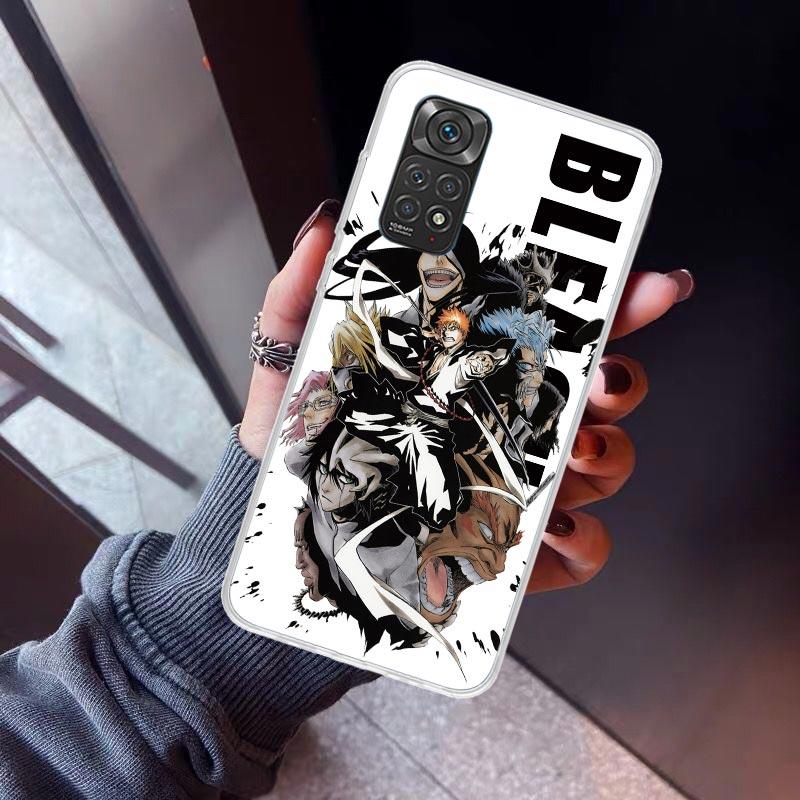 Anime Bleach Ichigo Kenpachi Phone Case For Xiaomi Redmi Note 10 11 12 13 14 15 Pro Plus 11S 12S 14S 11T 11E 10S Soft TPU Back C