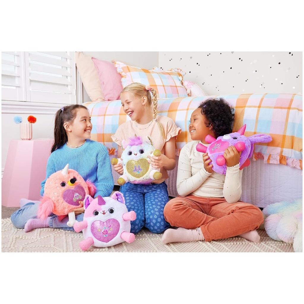Plüschtier Rainbocorns Fairycorn Princess Überraschungsspielzeug - 7 Schichten voller Überraschungen mit Zubehör, Sammelgeschenk für Mädchen