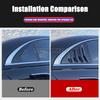 For Mercedes Benz S Class W223 S350L S400L S450L S500L 480 580 680 2021-2026 Car Rear Window Triangle Shutters Louver Cover Trim