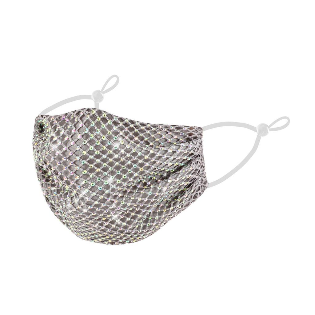 En'ai De Men's Rhinestone Sunscreen Mask - Summer Style, Thin and Protective