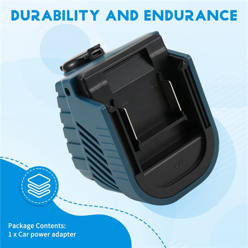 A96I-Car Adapter Converter For 18V Li- Battery Car Cigarette Lighter Sockets Power Wheel Adapter