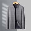 New Men's Jacket Spring and Autumn Jacket Middle-aged High-end Business Casual Jacket Dad Lapel Top