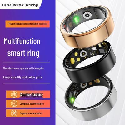 Smart Health Ring: Waterproof, Multi-Sport Heart Rate, Blood Pressure, Blood Oxygen, and Sleep Monitor