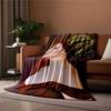 Elegant Vintage Portrait for all seasons blanket lunch break throw gift