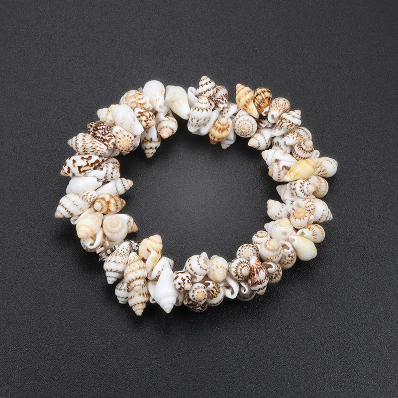 Colorful Ocean-Inspired Seashell Friendship Bracelet Set