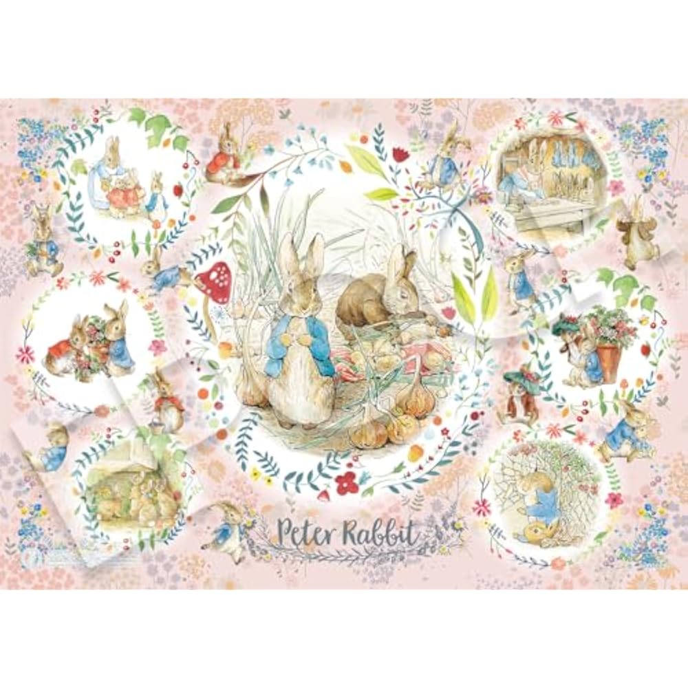Epoch 500 Piece Jigsaw Puzzle Peter Rabbit Peter Rabbit™ Collection 2 (38 x 53 cm) 06-707s with G...