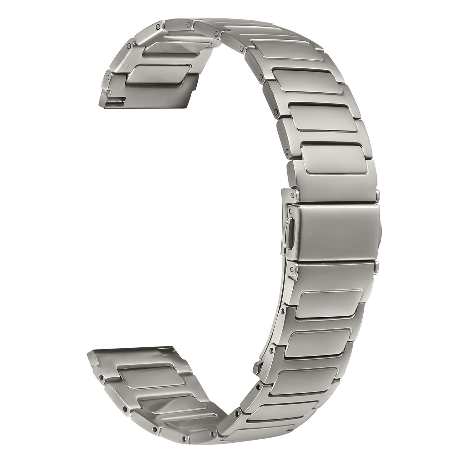 

For Huawei Watch Buds Titanium Color Watch Band Adjustable Metal Watch Strap As shown A