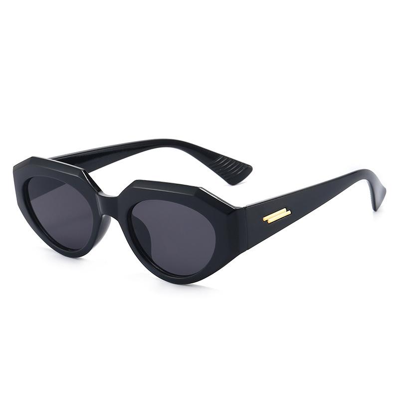 Vintage Cateye polygon Sunglasses Women Sexy Retro Cat Eye Sun Glasses Brand Designer Colorful Eyewear Female