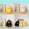 Adorable Cartoon Duck Kindergarten Backpack Large Capacity For Kids Boys Girls Breathable Canvas