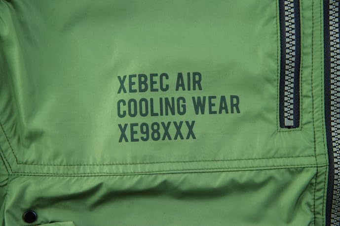 XEBEC Air-Conditioned Heat-Shielding Vest XE98030-22-LL, Silver Gray
