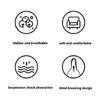 Exercise Bike Saddles Breathable Bike Seated Mountain Bicycles Seated Cushions Adult Cycling Accessories