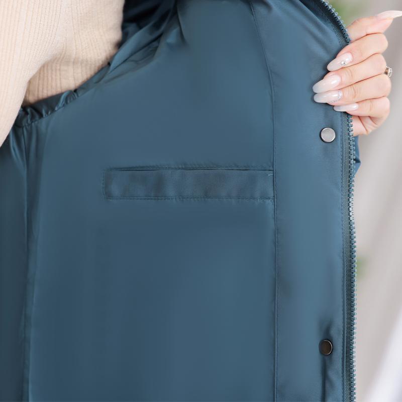 Middle Age Women's Puffer Jackets Winter Vintage Parkas Hooded Plus Size Elegant Thick Warm Down Coats Woman Outerwears