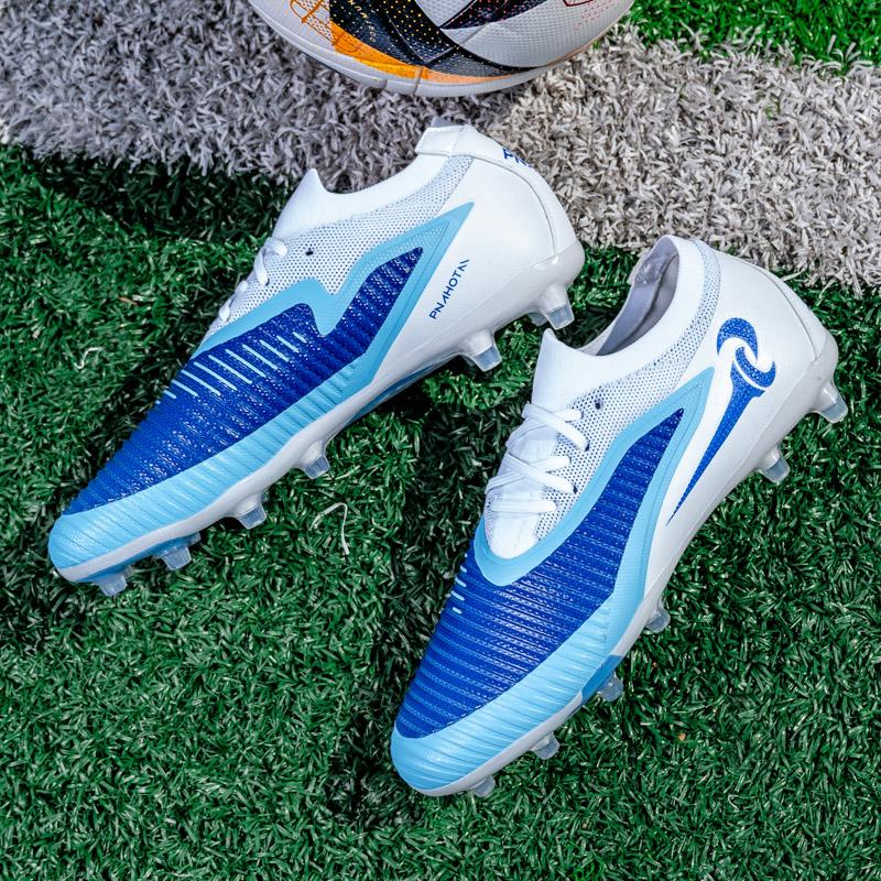 Men  Soccer Shoes Society Cleats Professional Outdoor Football Field Boots Grass Training Football Shoes Long Spikes Sneaker
