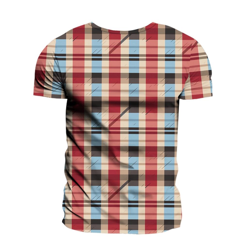 3D-Druck Herren und Damen Frühling und Sommer Casual Kurzarm T-Shirt Rundhals Pullover